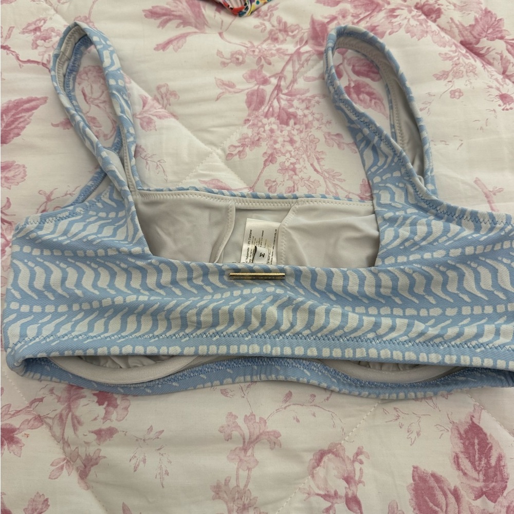 Blue Patterned Bikini Set - Picture 2 of 3